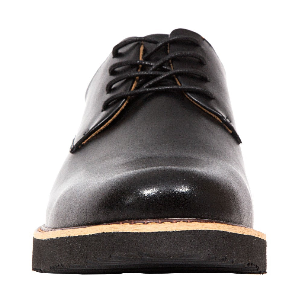 Men's Walkmaster Plain Toe Oxford Dress Shoes in Black - Classic SUPRO Leather for Business & Formal Occasions