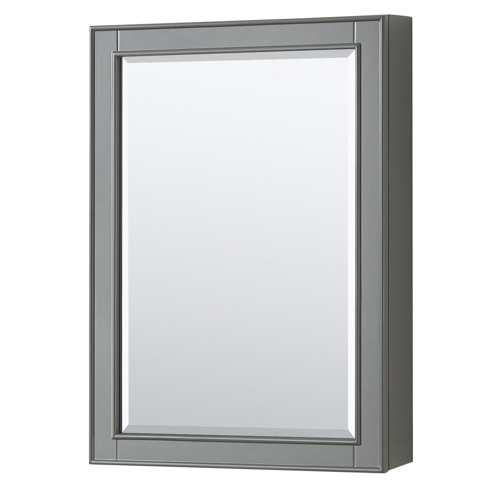 Wyndham Collection Deborah 60 Inch Single Bathroom Vanity - Dark Gray with White Cultured Marble Countertop, Undermount Square Sink & Matte Black Trim | Modern Bathroom Storage Solution for Small Spaces, Powder Rooms & Master Baths