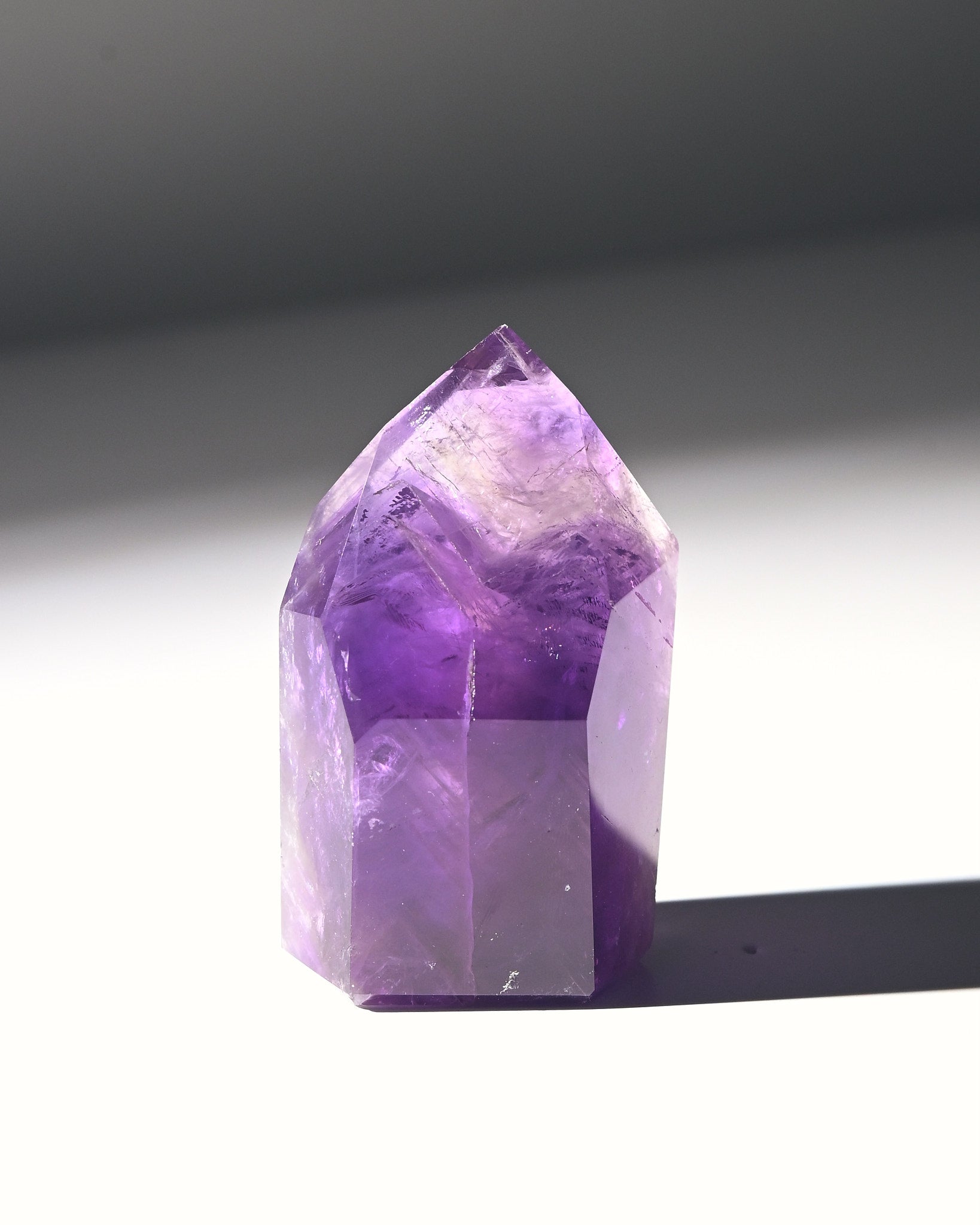 2.5 Inch Natural Amethyst Crystal Tower - Healing Stone for Meditation, Yoga & Home Decor | Perfect for Energy Cleansing, Chakra Balancing & Spiritual Gifts