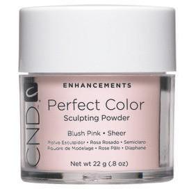 CND Perfect Color Powder Blush Pink 0.8 oz - Sheer Nail Polish for Professional Salon & DIY Manicure at Home