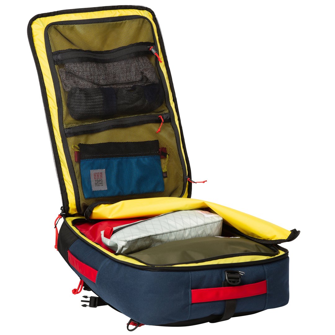 Topo Designs 40L Global Travel Backpack - Durable Carry-On Luggage for Adventure & Business Trips - Perfect for Airplane, Hiking & Commuting