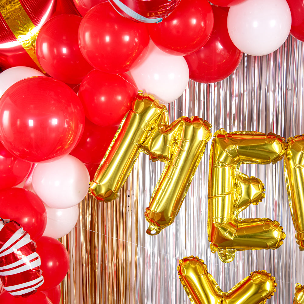 Balloonify Gold Mylar Letter M Balloon - 16 Inch Large Foil Alphabet Balloon for Birthday Party Decorations, Baby Showers & Wedding Celebrations