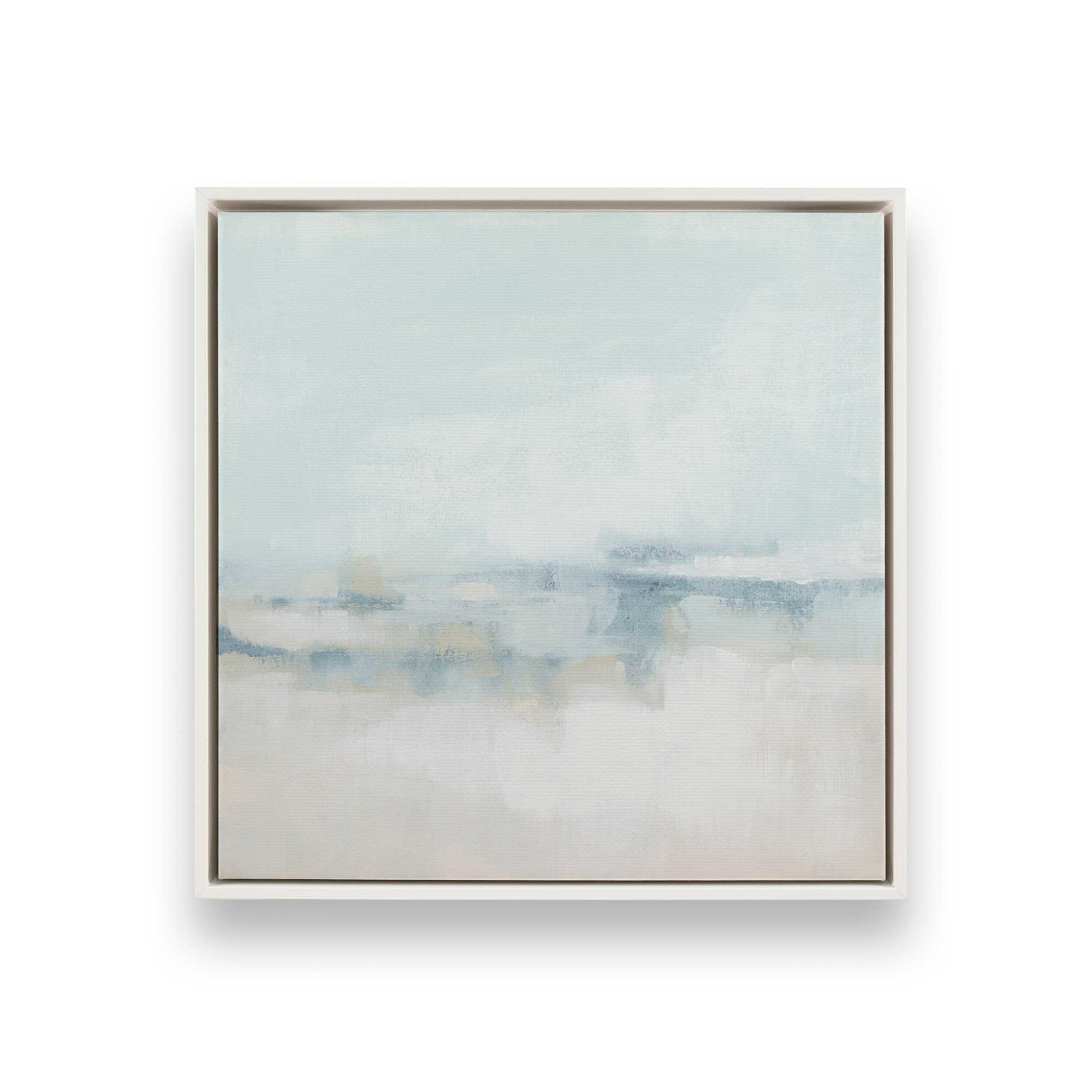 Cloudy Shoreline Hues - Set of 2 Premium Canvas Wall Art Prints for Coastal Home Decor | Perfect for Living Room, Bedroom & Beach House