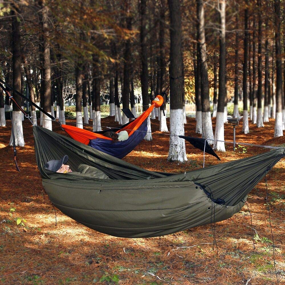 OneWind Ultralight Hammock Top Quilt - 50F Warm Sleeping Bag Alternative for Camping, Backpacking & Outdoor Adventures