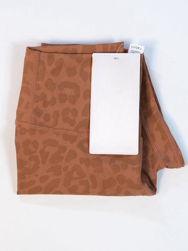 ZASUWA Women's Sexy Leopard Print High Waisted Tummy Control Yoga Pants - Perfect for Workout, Gym, Running & Casual Wear