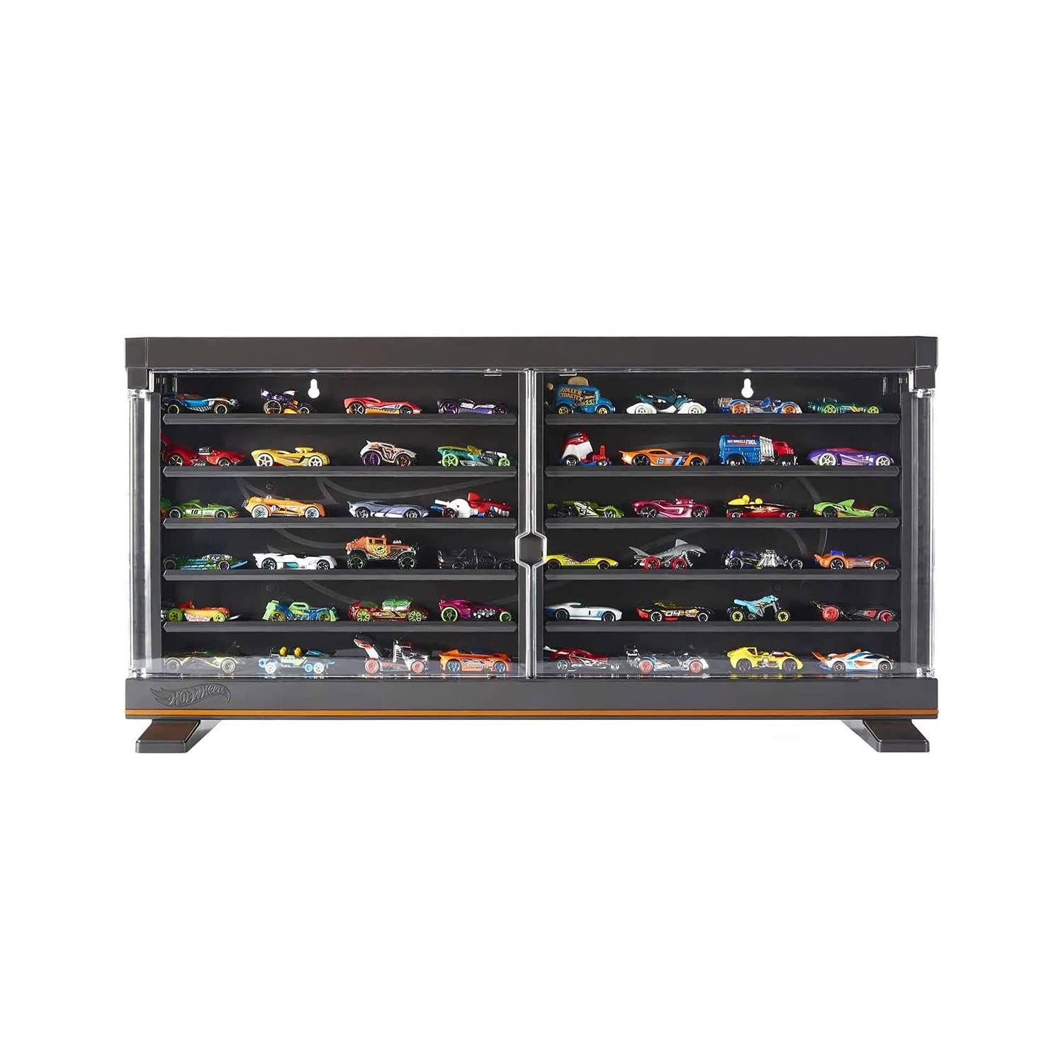 Hot Wheels 1:64 Scale Mercedes-Benz 190E Collectible Toy Car with Premium Display Case - Stores 50 Cars for High-End Collectors | Perfect for Showcase, Gifting & Home Decor