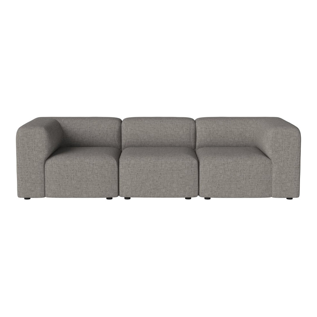 Modern 3-Seater Angle Sofa - Comfortable L-Shaped Sectional Couch for Living Room, Lounge & Small Spaces - Perfect for Apartments, Dorms & Home Theater Seating