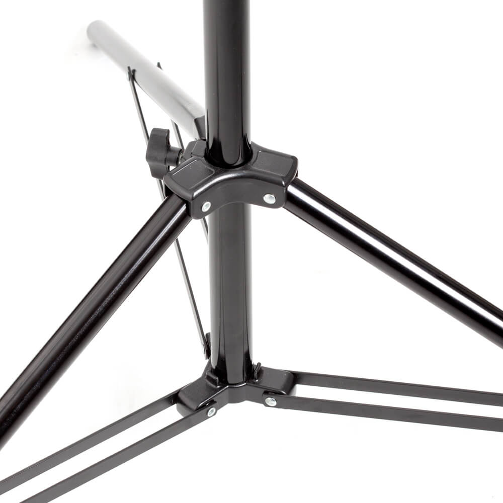 240cm 4-Section Air Cushioned Light Stand with Interchangeable Spigot Mount - Professional Photography & Video Studio Equipment for Softbox, Umbrella & Ring Light Setup