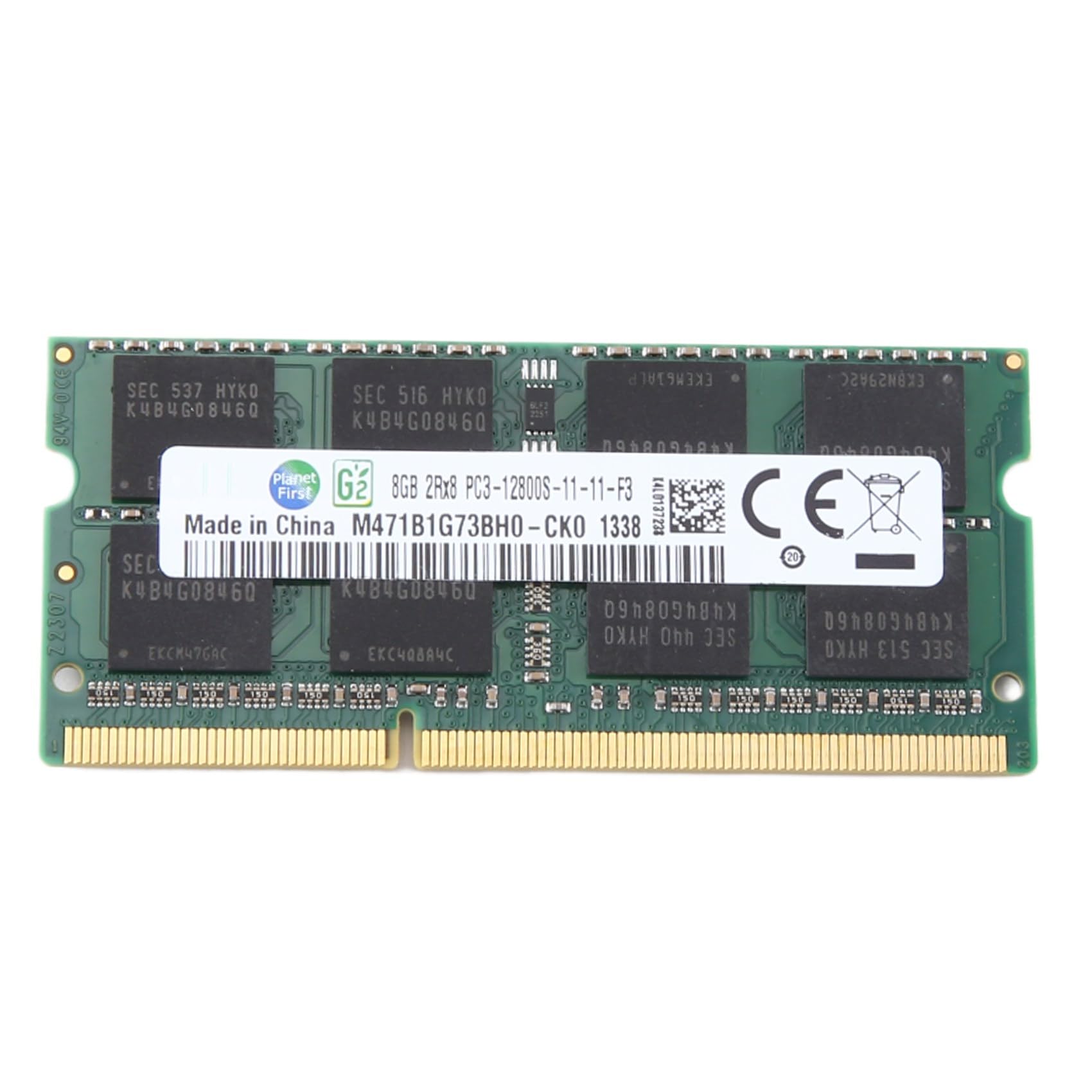 iFutniew DDR3 8GB 1600MHz PC3-12800 1.5V 204-Pin SODIMM Laptop Memory RAM Upgrade for Enhanced Performance in Gaming, Multitasking, and Productivity