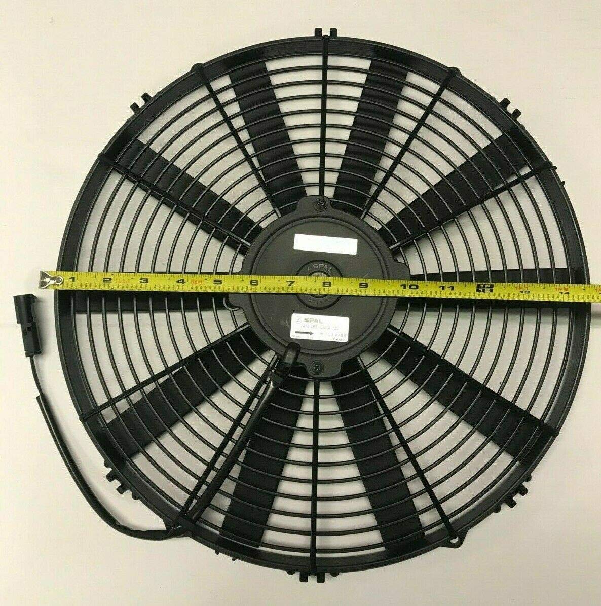SPAL 12V VA18-AP51/C41A 30101516 Cooling Fan - High Performance Automotive Blower Motor for Car, Truck, RV & Marine Applications - Perfect for Engine Cooling, HVAC Systems & Ventilation