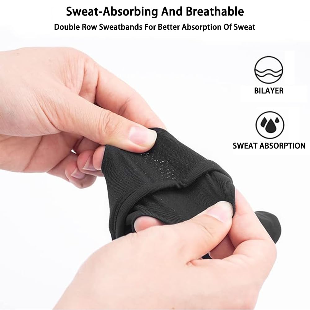 Breathable VR Mask Cover for Meta Quest 3, Quest 2, Vision Pro, PSVR2 - Sweat-Resistant Face Cushion (3-Pack Black) - Perfect for Virtual Reality Gaming & Extended Play Sessions