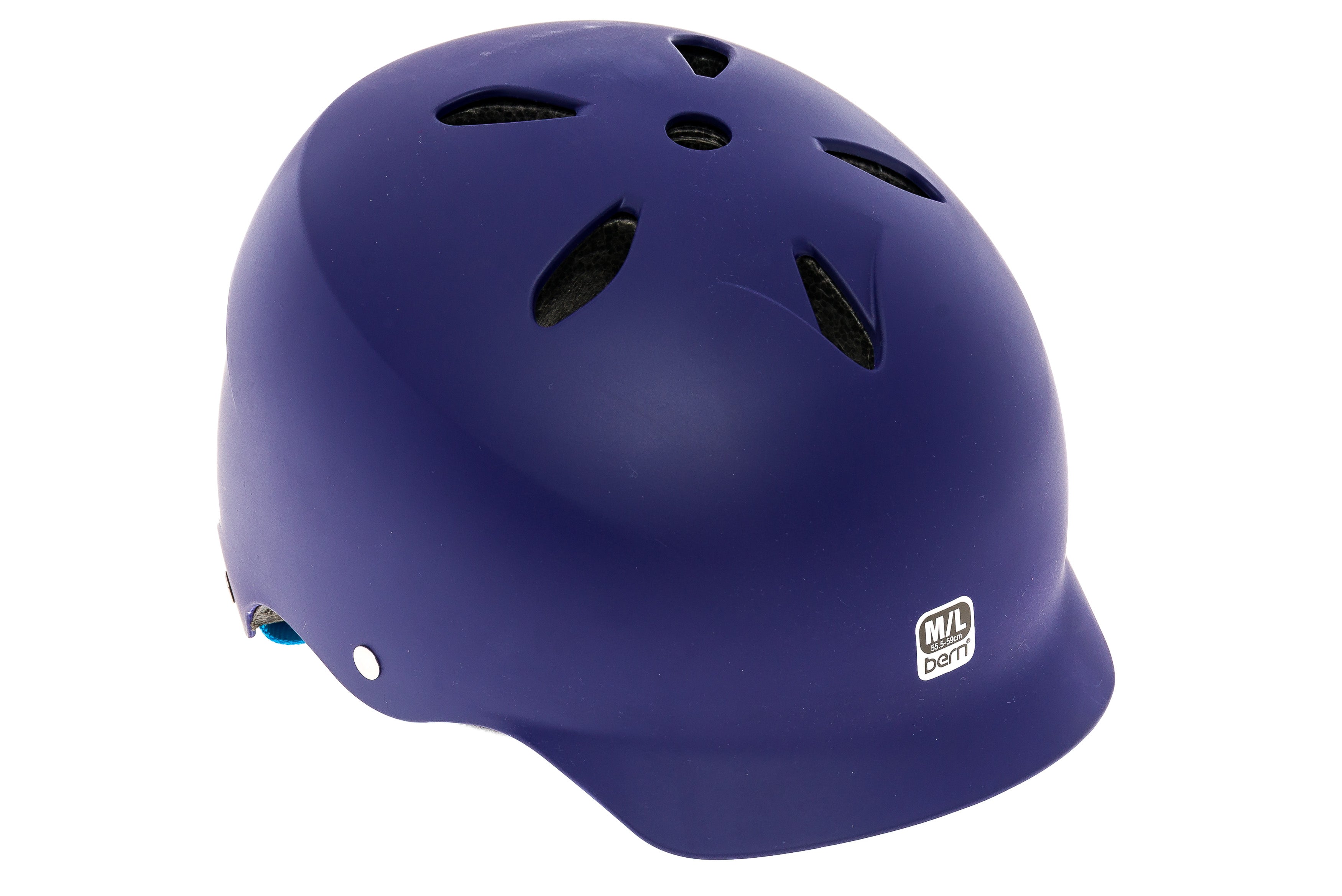 Bern Summer Lenox Women's Bike Helmet M/L 55-59cm Satin Purple - Lightweight & Comfortable Cycling Helmet for Road Biking, Commuting & Outdoor Sports