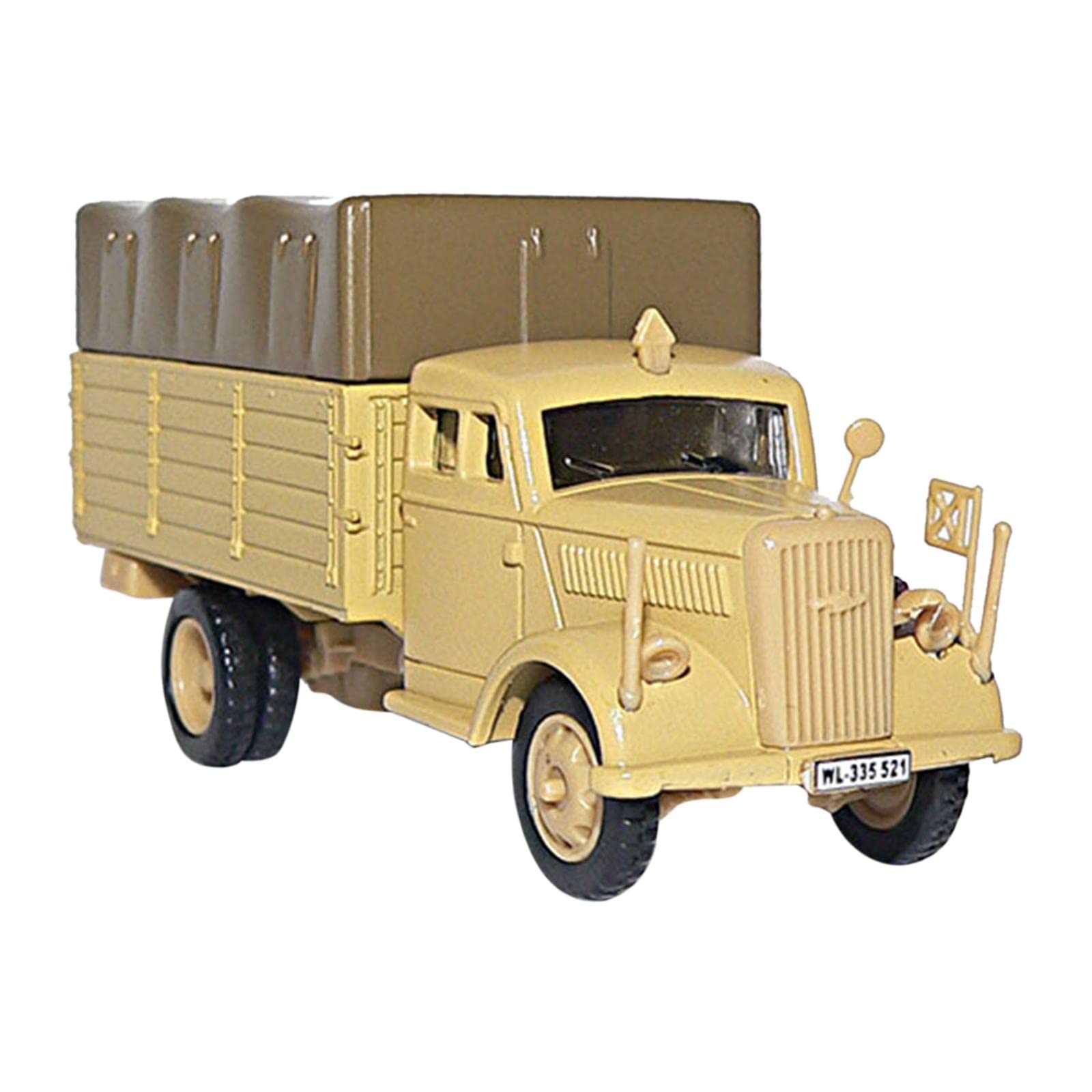 1:72 Scale AMLESO Kfz.305 Military Truck Model - Highly Detailed Simulation Display & Collectible Decor for WWII Enthusiasts | Perfect for Dioramas, Model Train Layouts, Military Collections & Historical Displays