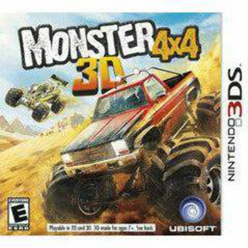 Monster 4x4 Racing Game for Nintendo 3DS - Extreme Off-Road Adventure - Perfect for Kids & Adults Gaming at Home or Travel