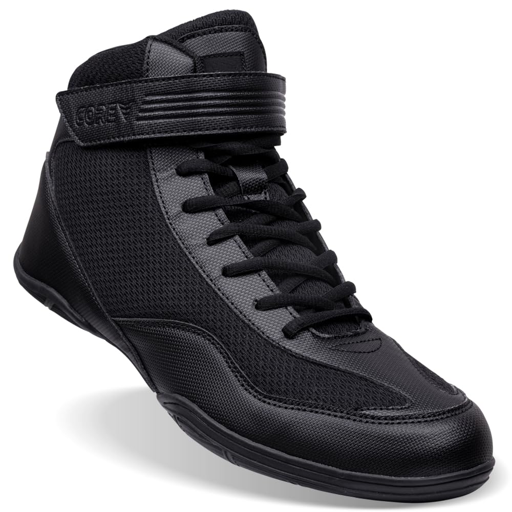 CORE Wrestling Shoes for Men, Women & Kids – High Traction, Durable Combat Sports Footwear for Wrestling, Boxing, Weightlifting & Bodybuilding – Lightweight Gym Shoes for Training & Competition