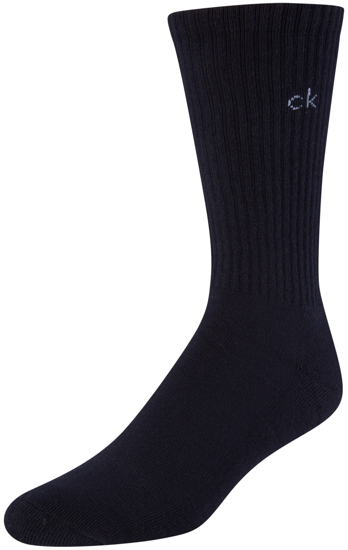 Calvin Klein Men's Athletic Crew Socks - 8 Pack Lightweight Cotton Blend Sports Socks for Running, Gym & Everyday Comfort | Breathable & Cushioned for All-Day Wear