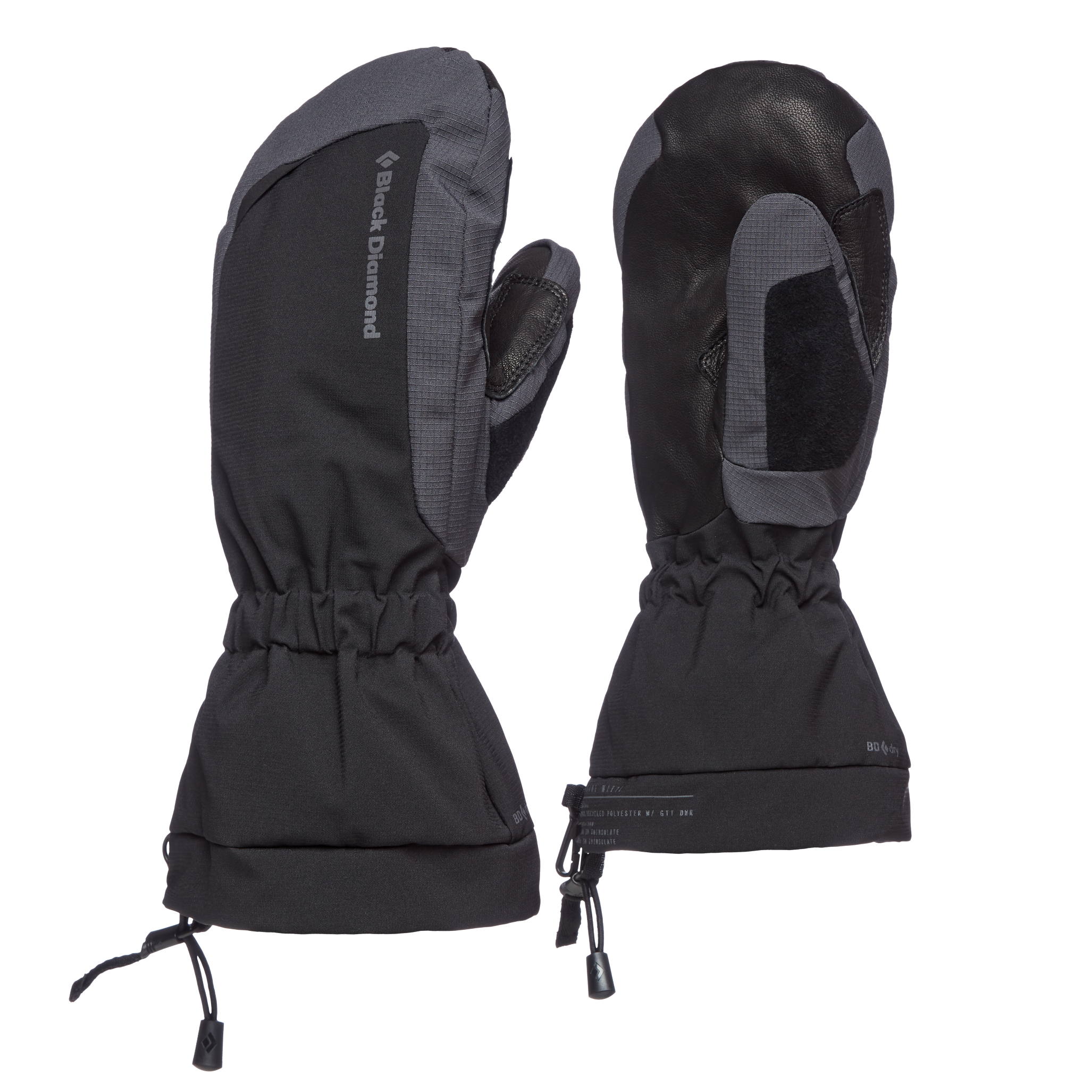 Black Diamond Glissade Mitts - Warm Winter Gloves for Skiing, Snowboarding & Outdoor Activities - Waterproof & Insulated Cold Weather Gloves