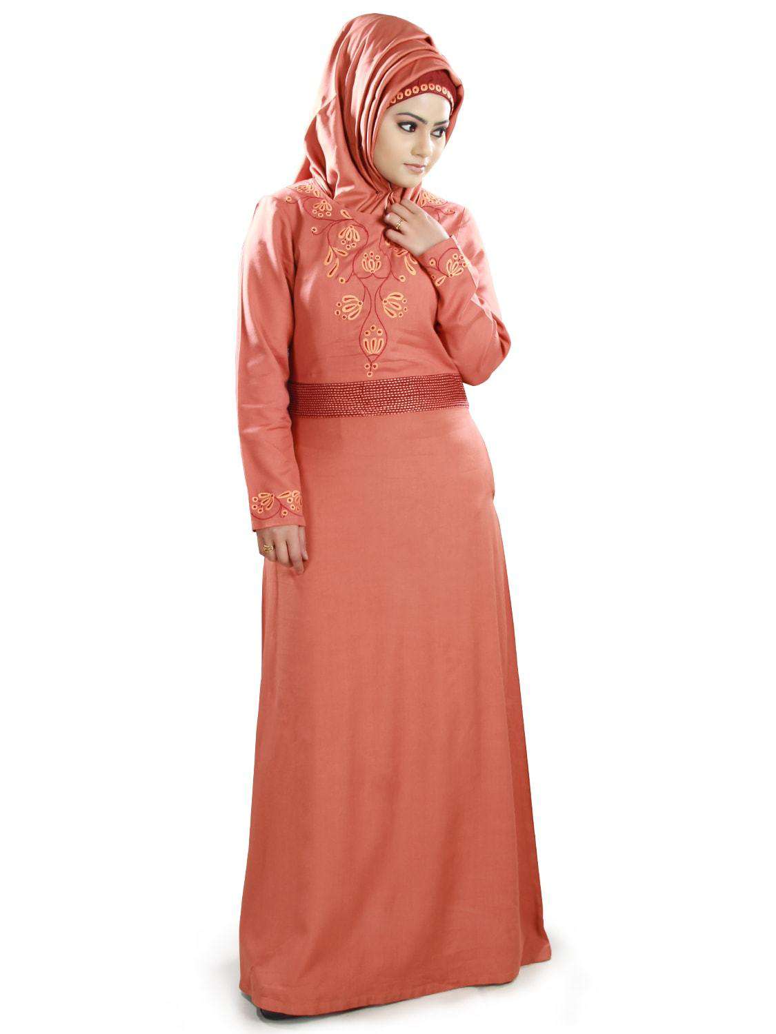 Elegant Bilqis Rayon Abaya for Women - Modest Islamic Prayer Dress - Perfect for Mosque, Eid, and Special Occasions