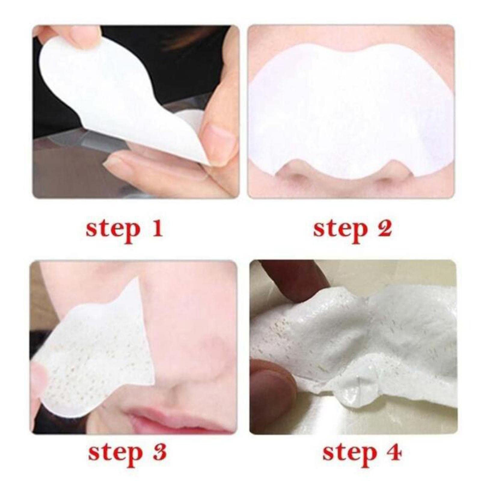 Blackhead Remover Nose Strips - Deep Cleansing Pore Treatment for Acne & Blackheads, 10 Count Pack | Best for Oily Skin & Facial Care Routine