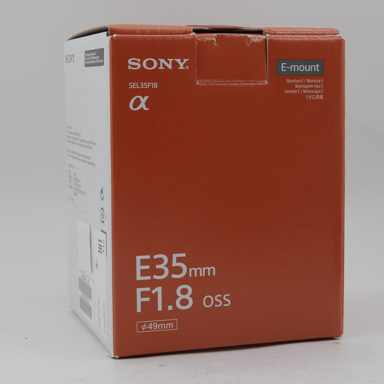 Open Box Excellent Condition Sony E 35mm f/1.8 OSS Lens - Perfect for Portrait Photography, Low Light Shooting & Travel Vlogging