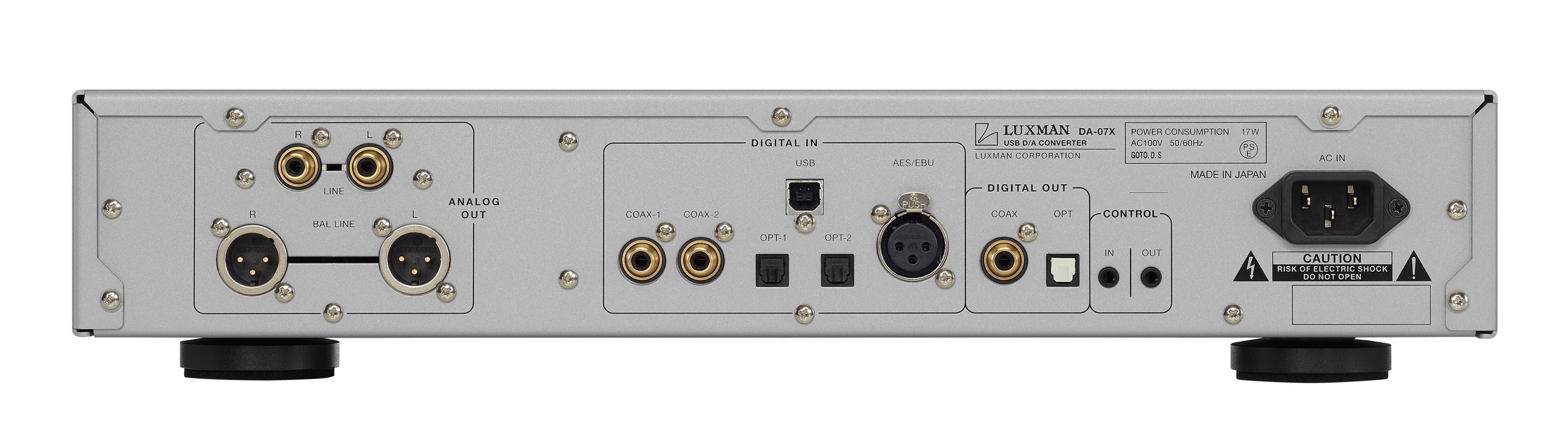 Luxman DA-07X High-End DAC Digital to Analog Converter - Audiophile Grade Sound for Home Theater & Music Studio Systems