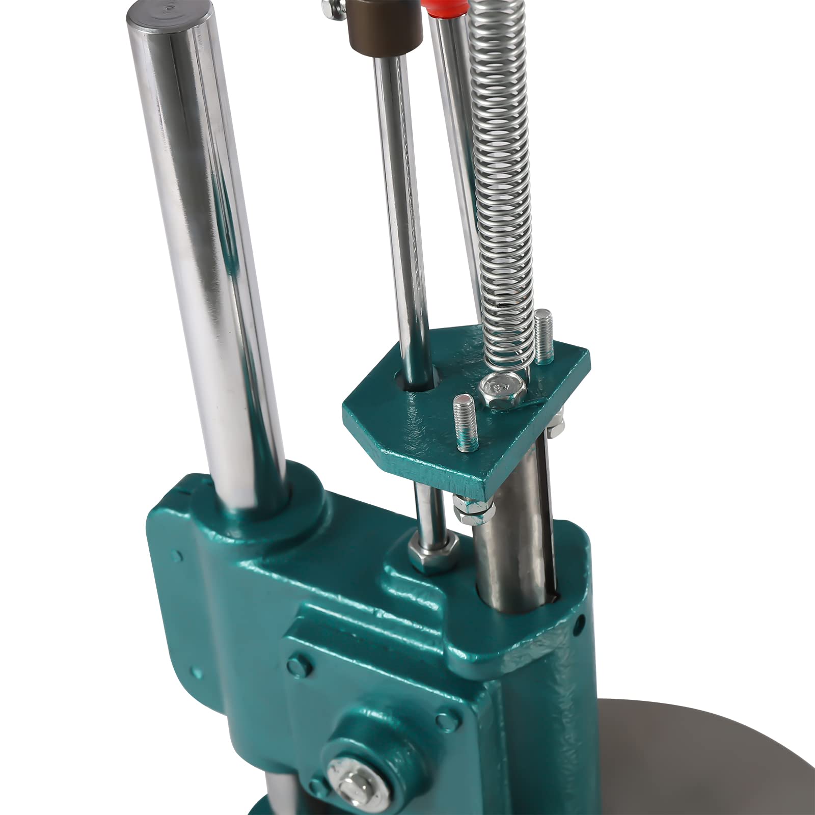 9.5 Inch Heavy Duty Stainless Steel Pizza Press Machine - Manual Dough Press for Perfect Homemade Pizza, Puff Pastry & Roti Sheets | Ideal for Restaurants, Pizzerias & Home Kitchens