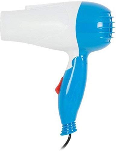 JIGGSTER Vila 1000W Professional Foldable Hair Dryer for Women & Men - Lightweight, Fast Drying, Travel-Friendly - Perfect for Home, Salon, and Travel Use