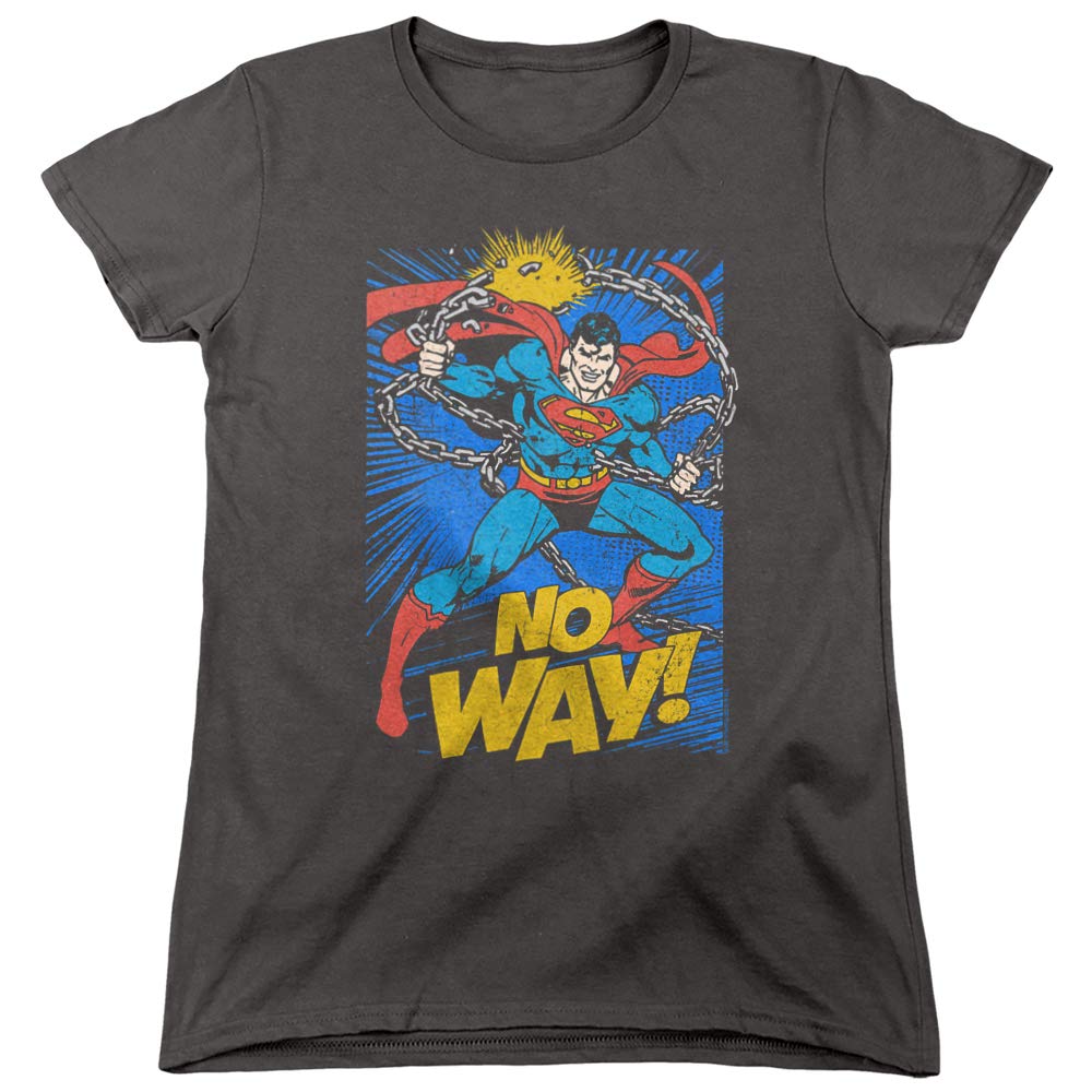 DC No Way Women's Graphic T-Shirt - Soft Cotton Casual Tee for Everyday Wear | Perfect for Streetwear, Concerts & Casual Outfits