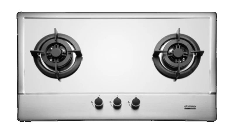 Europace EBH3291U (TG) OTIMMO 2 Burner 90CM Stainless Steel Built-in Gas Hob - Perfect for Modern Kitchens, Cooking & Baking