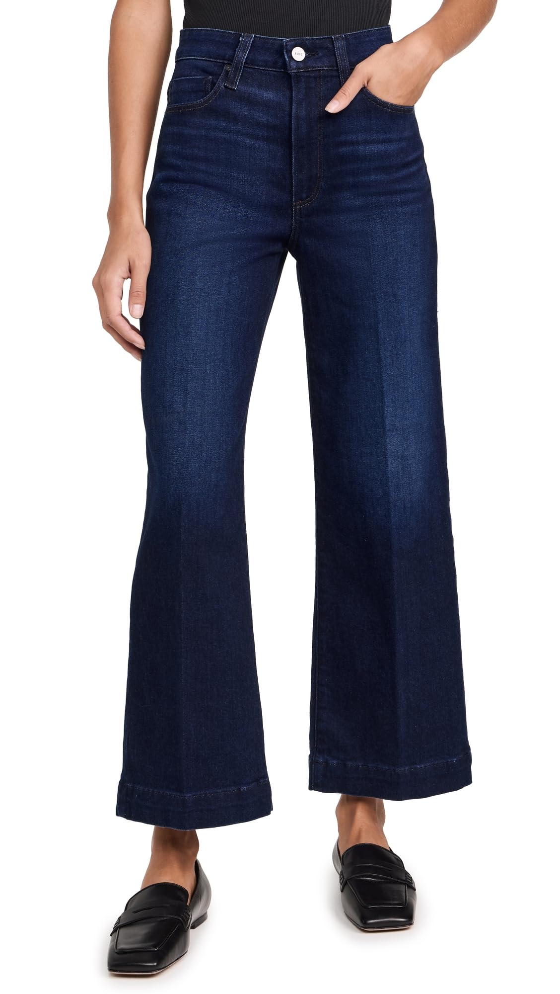 PAIGE Women's Anessa Starboard High-Rise Skinny Jeans - Stretch Denim for Comfort & Style | Perfect for Casual Outfits & Night Out Looks