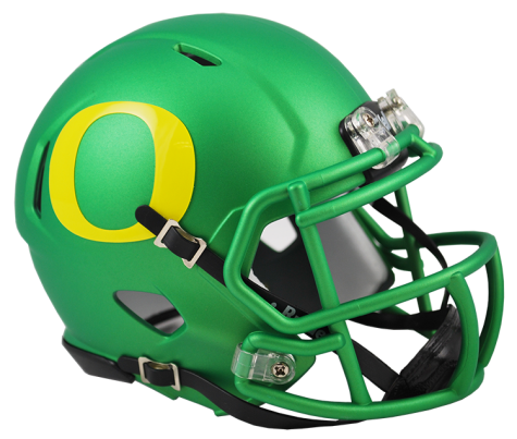 Oregon Ducks Apple Green Riddell Speed Mini Football Helmet - Collectible NCAA Replica for Fans, Display & Memorabilia Collection