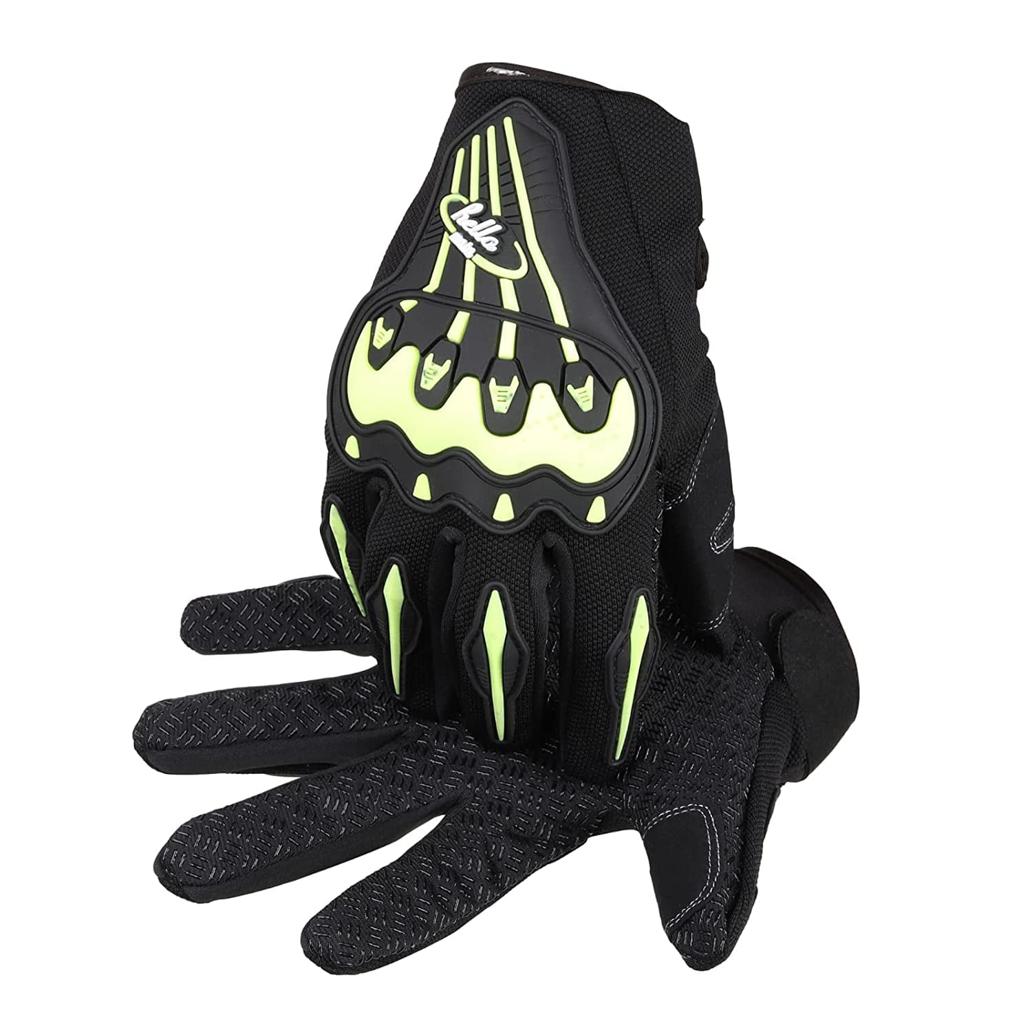 Zonkar Full Finger Bike Gloves for Men & Women - Touchscreen Cycling Gloves with Hard Knuckle Protection - Ideal for Outdoor Sports, Motorcycle Riding, Hiking & Work - Perfect for Commuting, Mountain Biking & Long-Distance Cycling (Size S)