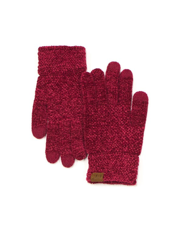Oh So Soft Chenille Touch Gloves - Warm Winter Gloves for Women & Men - Touchscreen Compatible for Smartphones - Perfect for Driving, Outdoor Activities & Cold Weather