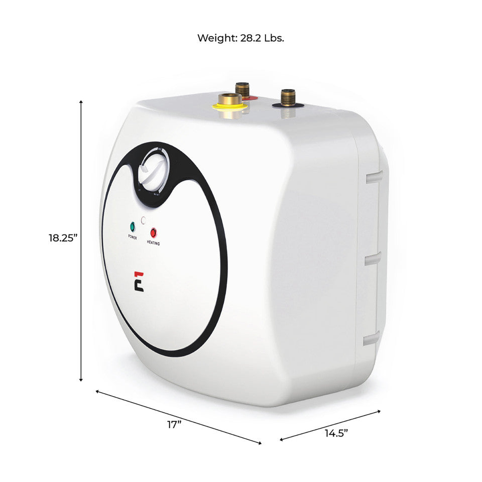 Eccotemp EM 7.0 Electric Mini Tank Water Heater for Under Sink - Instant Hot Water for Bathroom, Kitchen & RV Use