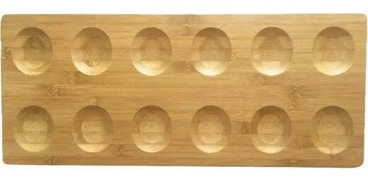 Jo Bamboo Tray - Eco-Friendly Natural Bamboo Serving Tray with Handles for Kitchen, Dining, Party, and Home Decor | Perfect for Serving Food, Drinks, and Displaying Items