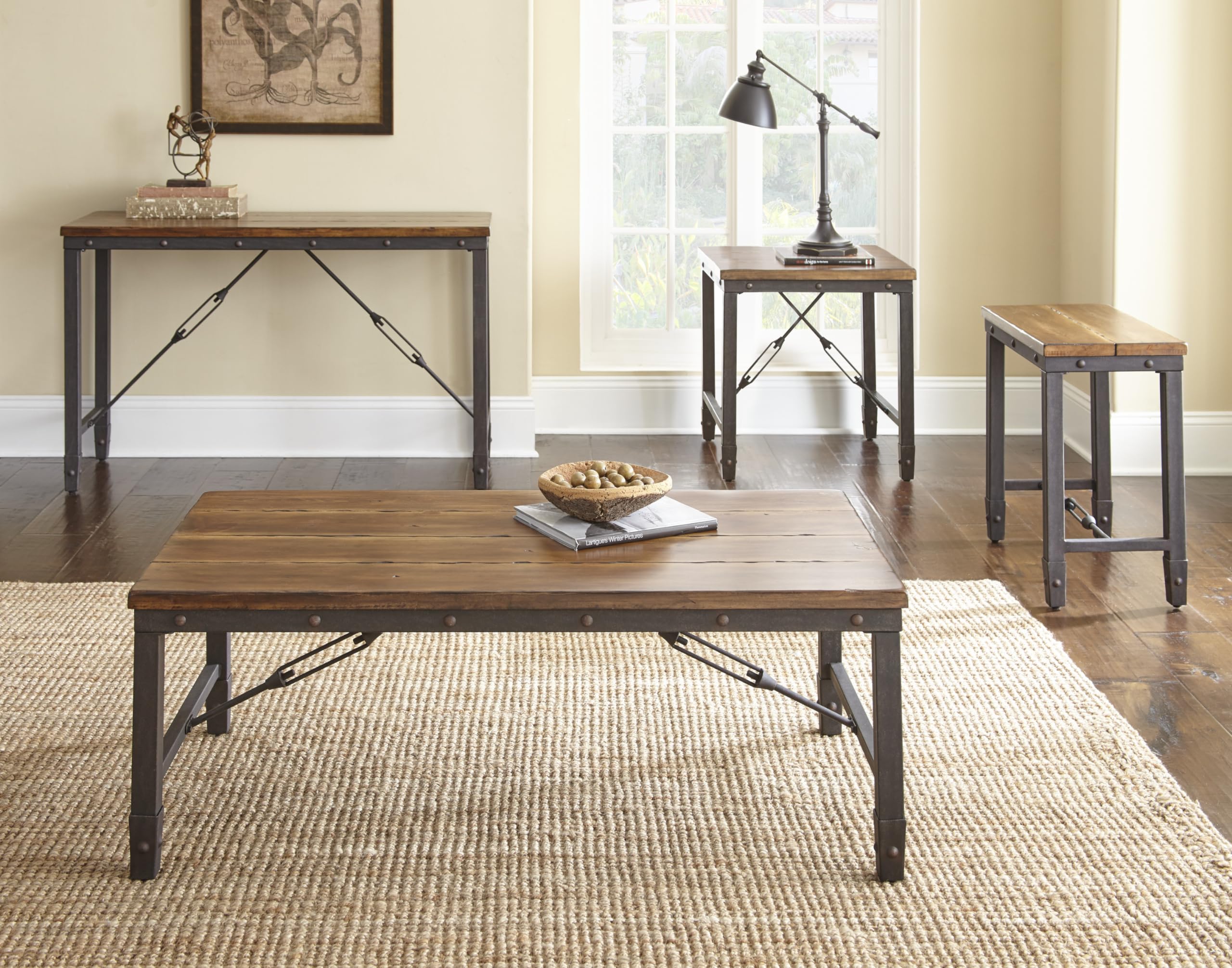 Steve Silver Company Console Table - Elegant Entryway & Hallway Furniture for Home Decor | Sofa Table, Living Room Accent, Foyer Centerpiece