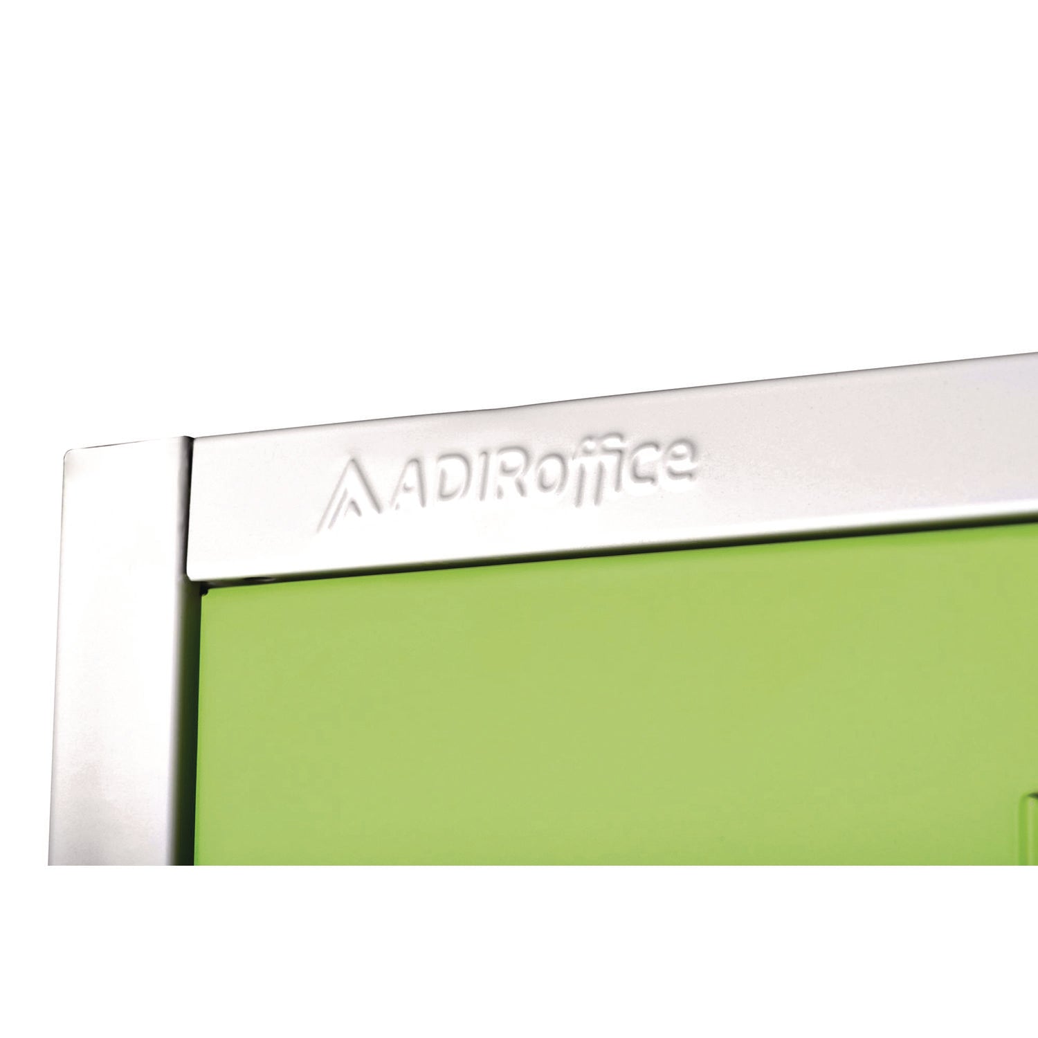 AdirOffice Steel Storage Locker - 2 Compartment Metal Locker Cabinet, 12x12x72 Inches, Green - Perfect for Schools, Gyms & Office Storage Organization