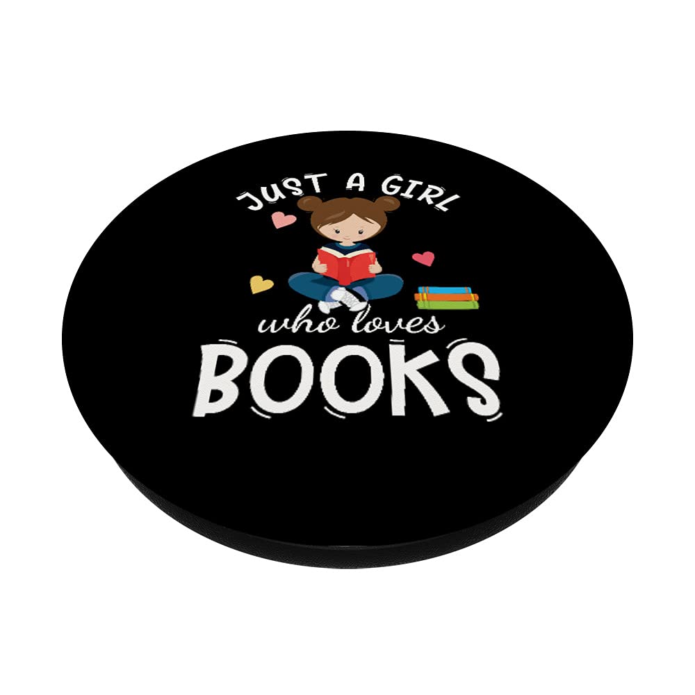 Book Lover PopSockets Swappable PopGrip - Custom Phone Grip & Stand for Readers, Bookworms & Bibliophiles - Perfect for Reading, Commuting & Phone Protection
