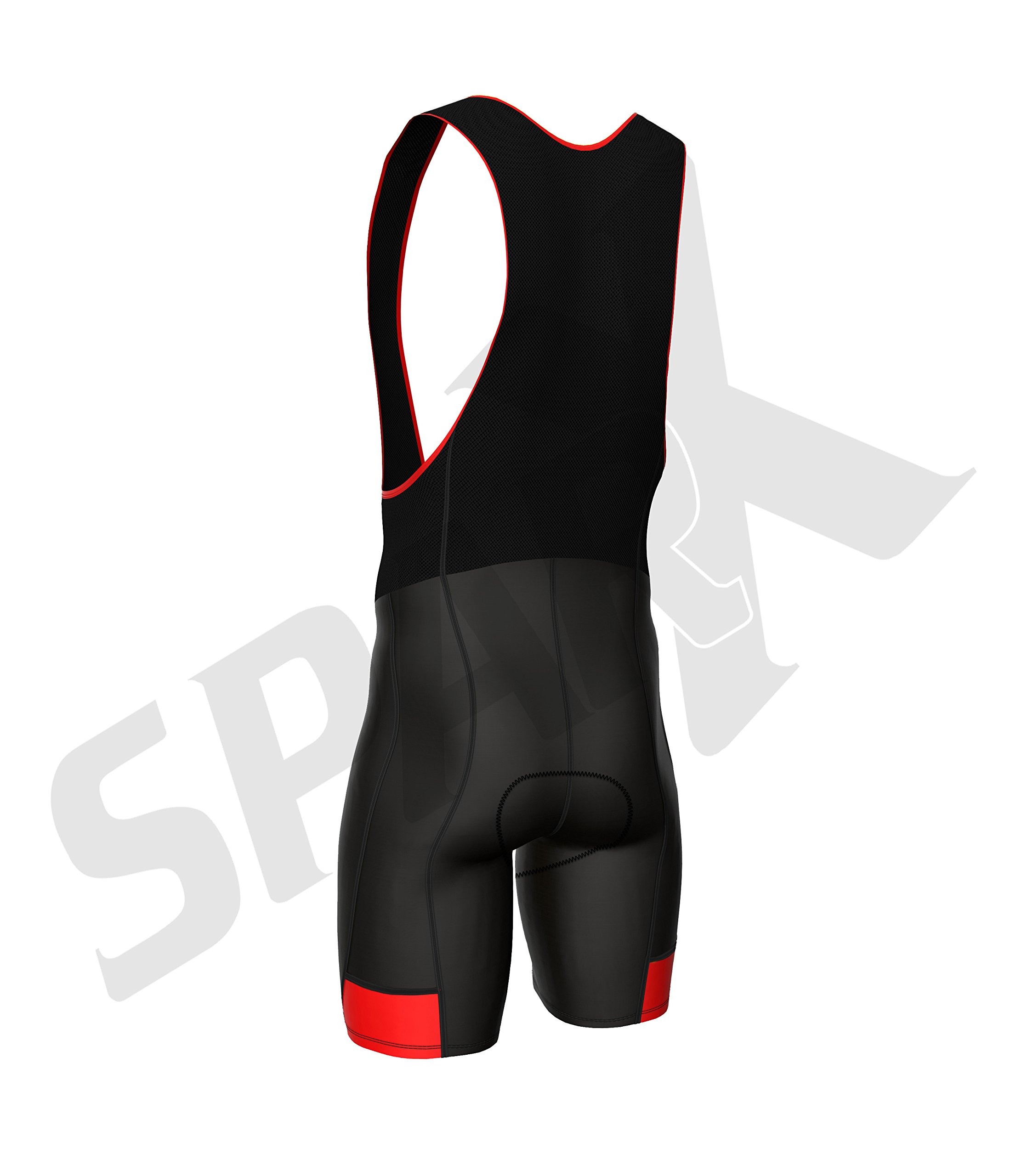 Sparx Men's 3D Padded Cycling Bib Shorts - Breathable Bike Shorts with Chamois for Road & Mountain Biking | Perfect for Long Distance Cycling & Professional Training