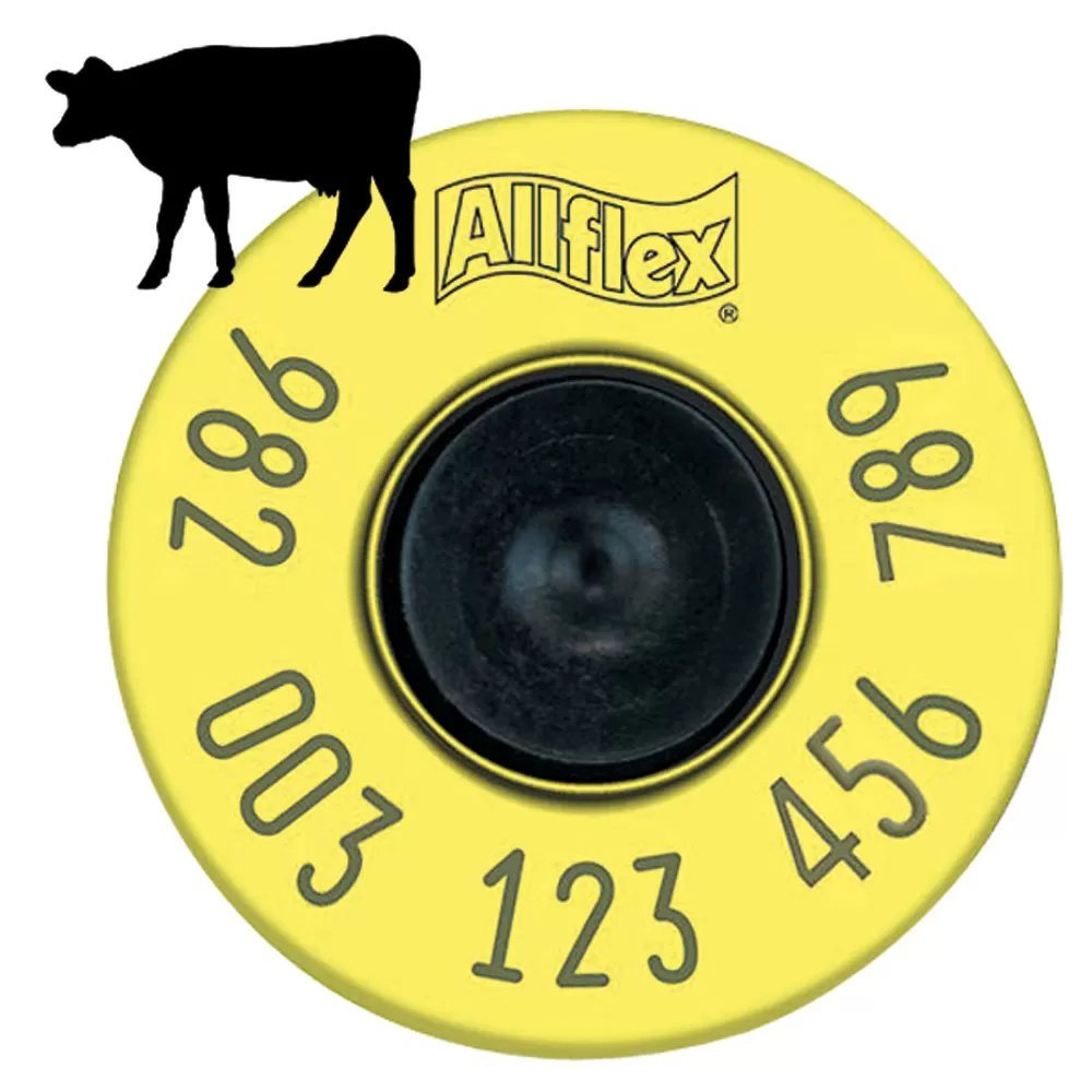 Allflex® FDX EID Cattle Ear Tags - 20 Pack for Livestock Tracking & Farm Management | Perfect for Dairy Cows, Beef Cattle & Herd Identification