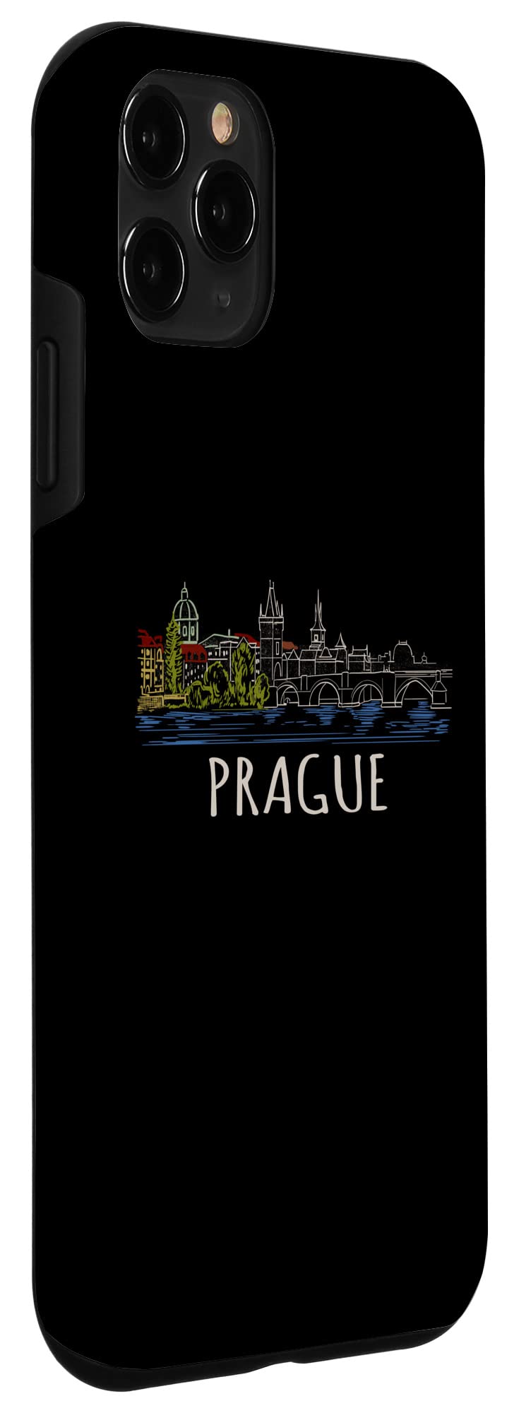 iPhone 11 Pro Case - Prague Czech Republic Souvenir Design - Premium Protective Phone Cover for Travel Lovers & Gift Ideas