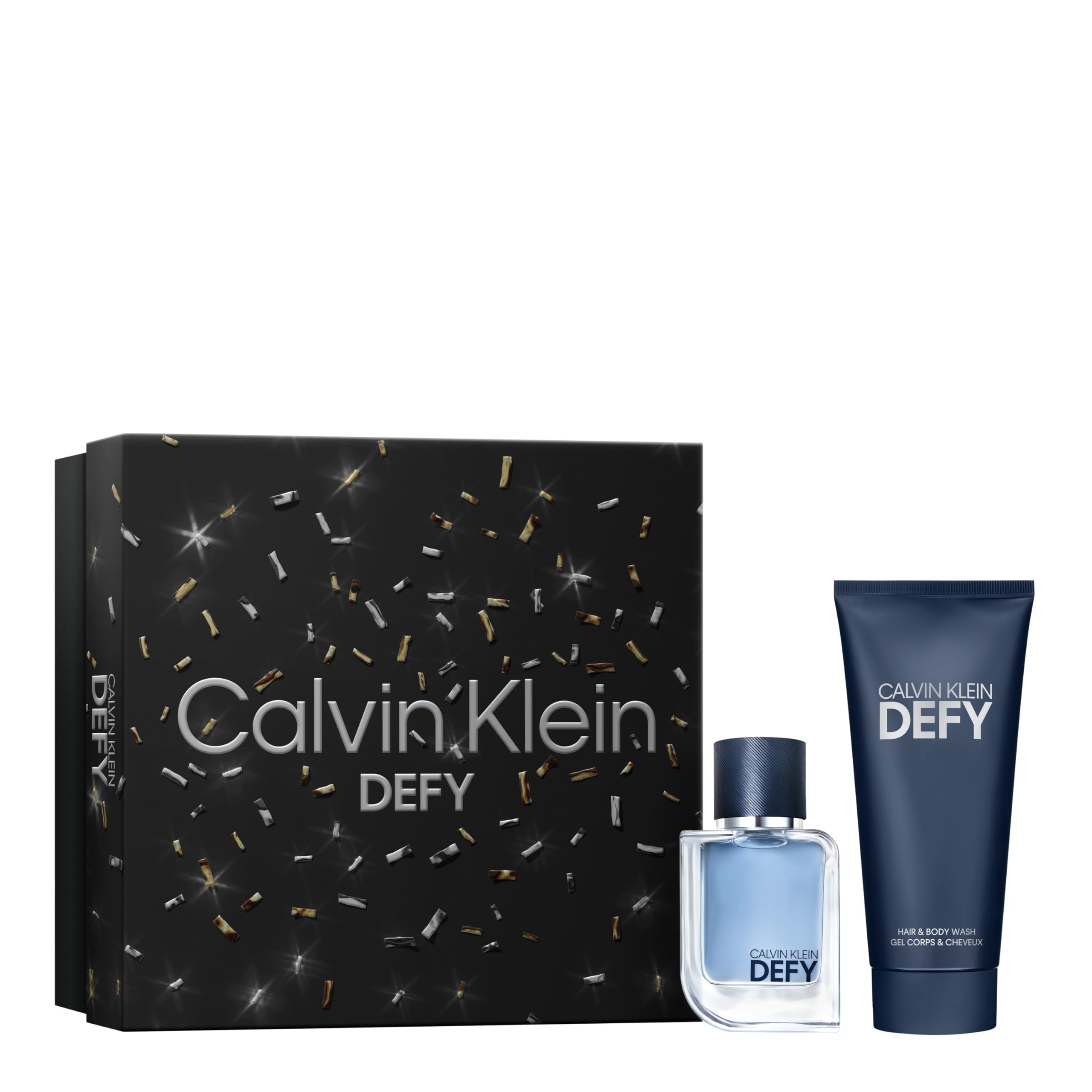 Calvin Klein Defy Eau de Toilette for Men - Woody Cologne with Bergamot, Lavender & Vetiver Notes - Long Lasting Fragrance - Perfect for Date Night, Office & Special Occasions