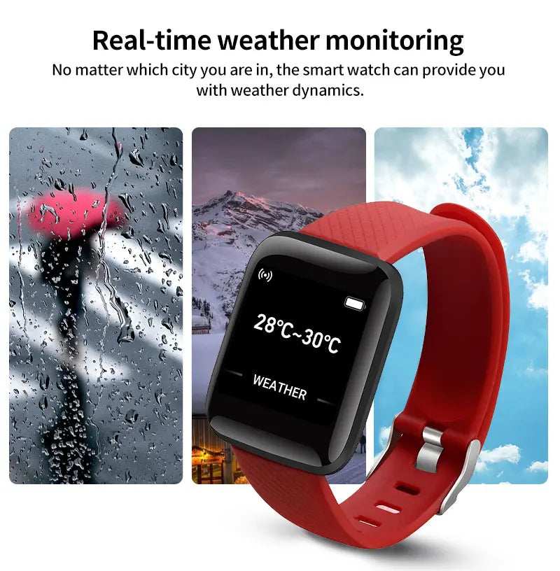 Smart Watch for Boys - Digital Fitness Tracker with Heart Rate Monitor, Sleep Tracking & Waterproof Design - Perfect for Kids Sports, Outdoor Activities & Daily Use