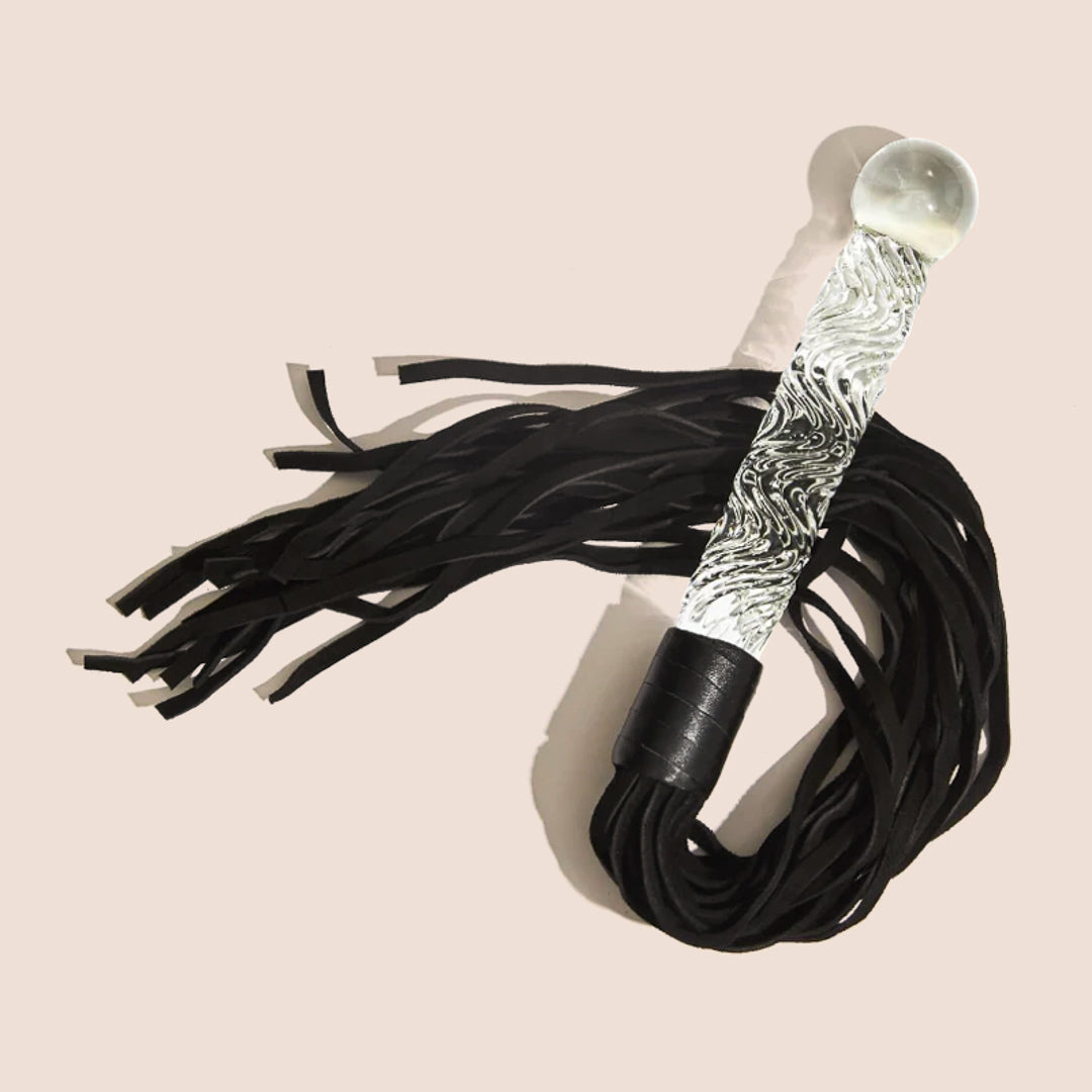 Icicles No. 38 - Elegant Glass & Leather Jewelry for Women | Perfect for Parties, Weddings & Special Occasions