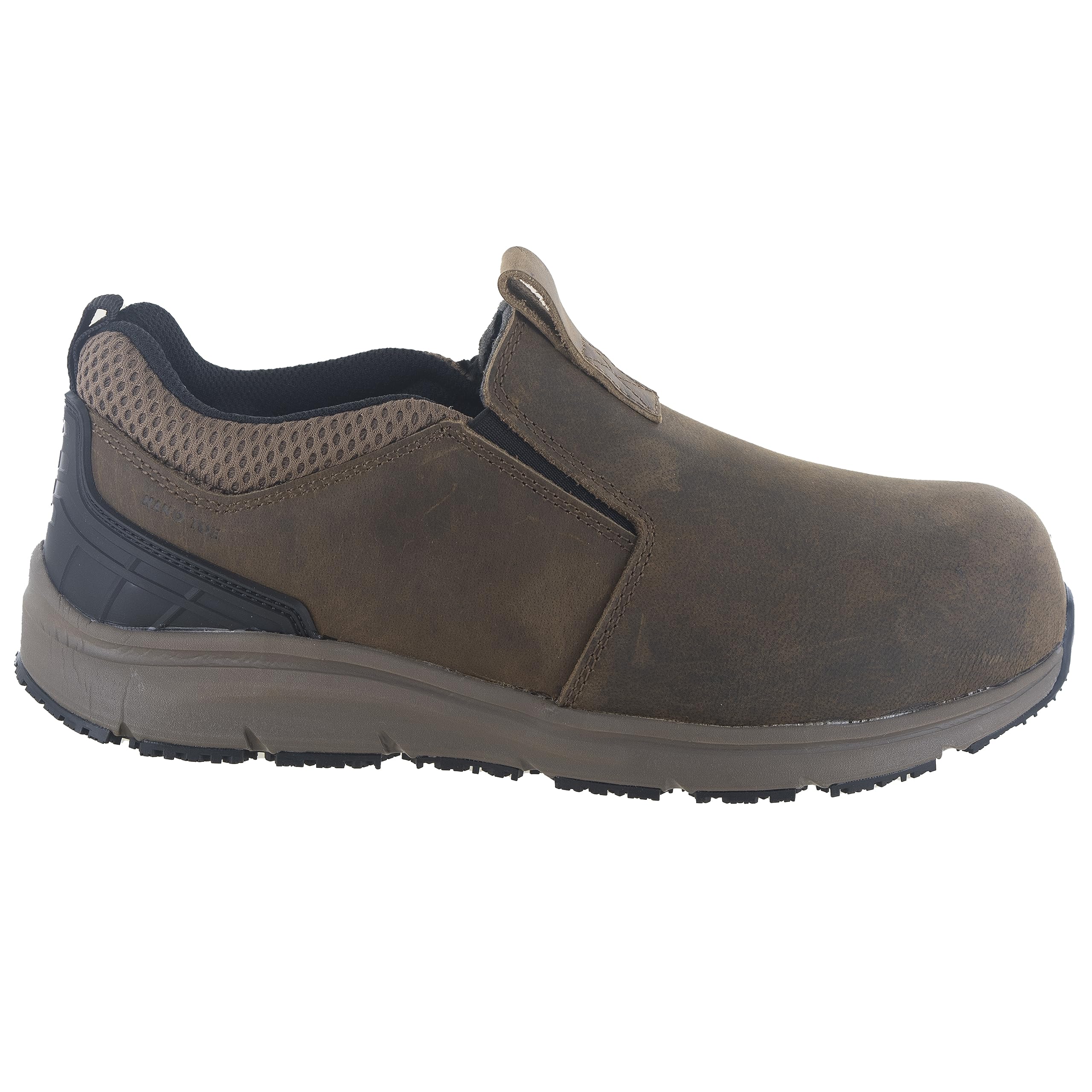 Northside Men's Thomason Slip-On Work Shoes - Memory Foam Comfort, Carbon Safety Toe, Slip & Oil Resistant, Anti-Static - Perfect for Construction, Warehouse & Industrial Work