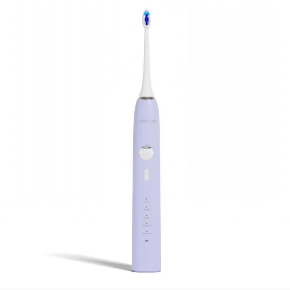 NEOPULSE® NEOSONIC® Electric Toothbrush with Sonic Technology - USB Rechargeable, 15 Modes, 2 Brush Heads, 3-Month Battery Life - Timer & NEOKIDS Compatible - Perfect for Travel & Family Oral Care
