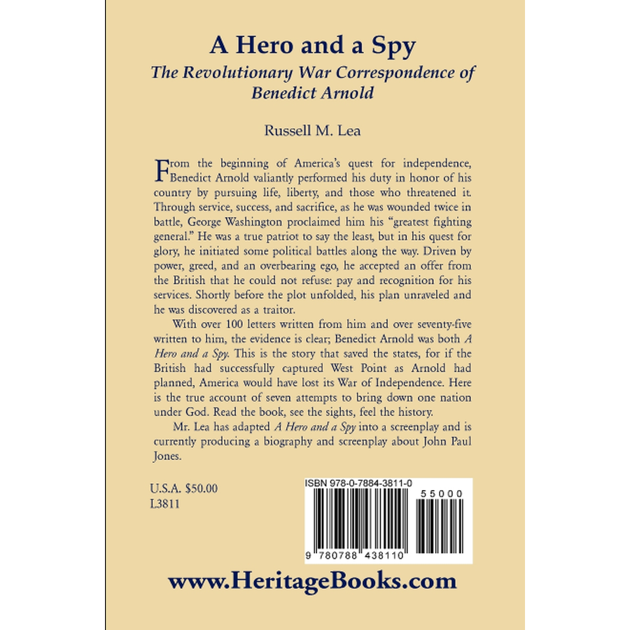 A Hero and a Spy: The Revolutionary War Correspondence of Benedict Arnold - Historical Letters Collection for American History Enthusiasts & Educators