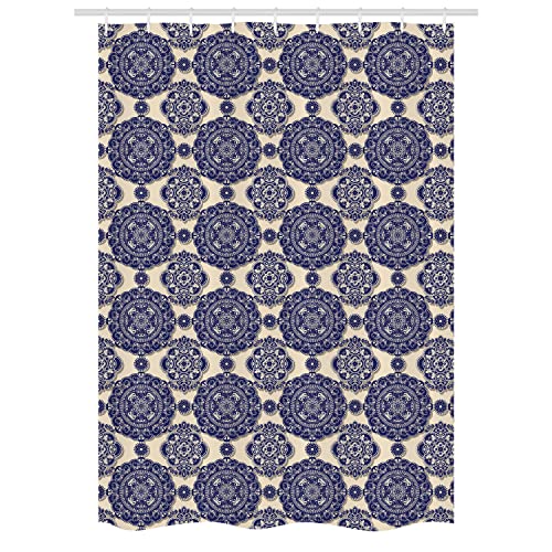 Beige Navy Blue