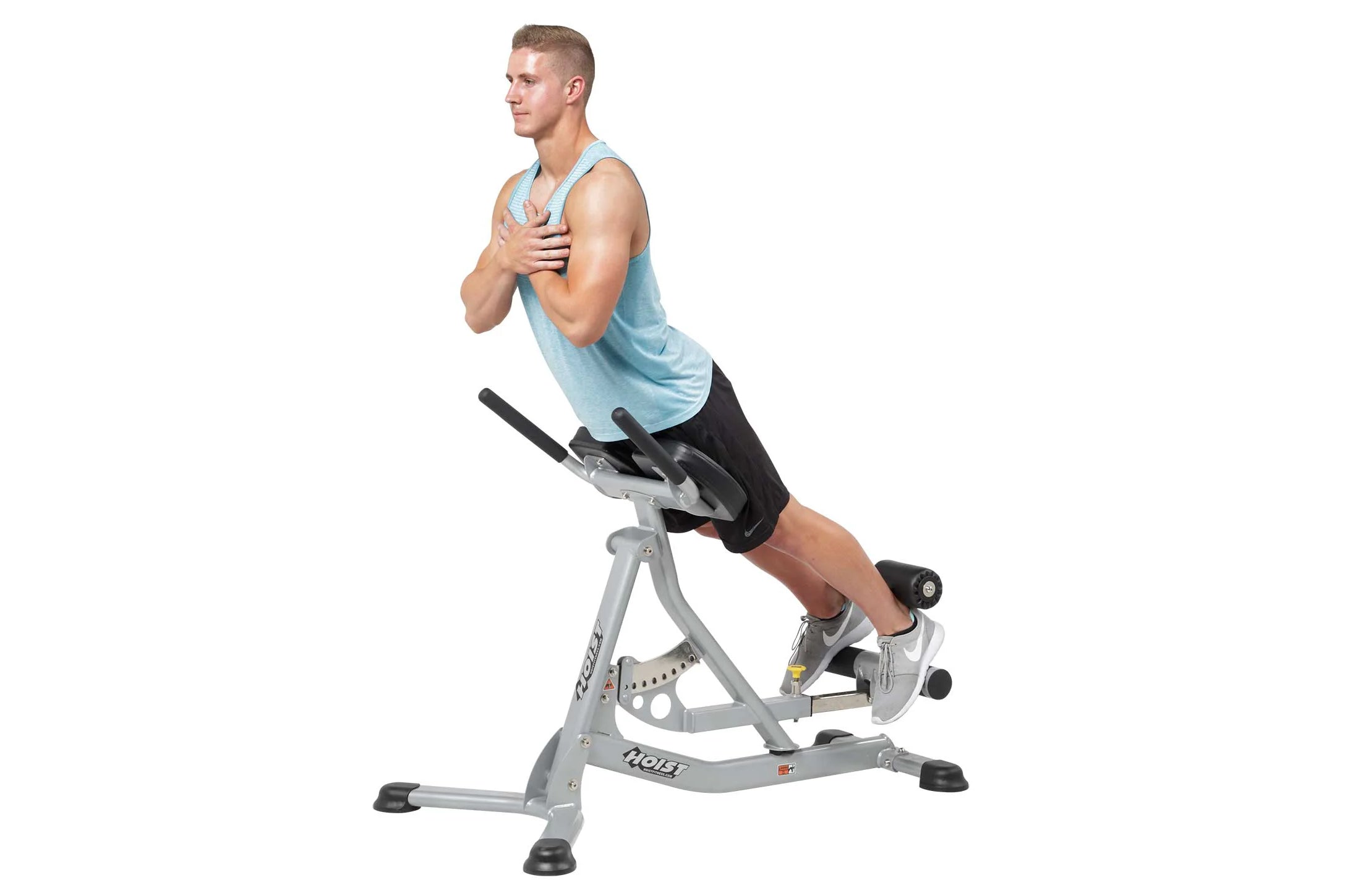 Hoist AB/Back Roman Hyper Bench (HF 5664) - Professional Strength Training Equipment for Home & Gym - Perfect for Core, Abs, and Back Workouts
