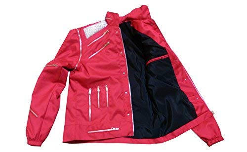 Durable Cordura & Parachute Fabric Beat-It Jacket in Red - Perfect for Outdoor Adventures, Hiking & Urban Fashion